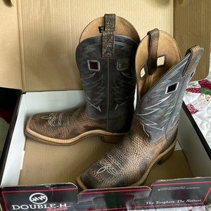 Size 10 D Double H Cowboy Boots